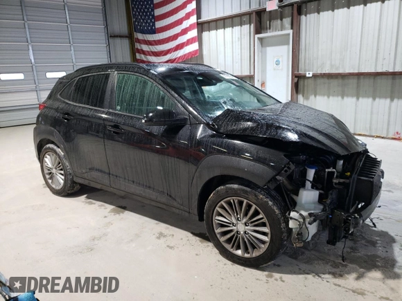 2020 Hyundai Kona SEL Plus with VIN KM8K62AA8LU417501, listed as a Copart auction lot 86160034 with 52,606 mi miles and Salvage Title. Bid and sale history available at carsss.com. Image 4.