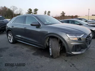 2020 Audi Q8 Premium Plus with VIN WA1BVAF10LD004430, listed as a Copart auction lot 76661403 with 16,826 mi miles. Bid and sale history available at carsss.com. Image 4.