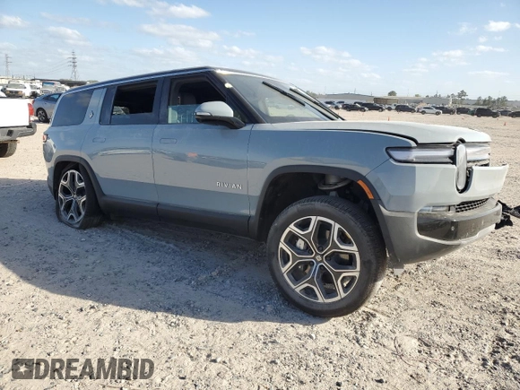 2025 Rivian R1S Adventure z VIN 7PDSGBBA5SN045424, wystawiony jako Copart lot #49675655 z przebiegiem Nie podano mil oraz Szkoda całkowita • Salvage title. Historia ofert i sprzedaży dostępna na DreamBid. Obrazek 4.