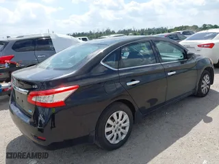 2014 Nissan Sentra SV with VIN 3N1AB7AP6EL619573, listed as a IAAI auction lot 41787844 with 155,569 mi miles. Bid and sale history available at carsss.com. Image 4.