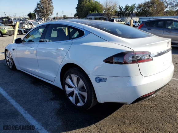 2021 Tesla Model S Long Range Plus with VIN 5YJSA1E27MF427415, listed as a Copart auction lot 88558815 with 50,050 mi miles and Salvage Title. Bid and sale history available at carsss.com. Image 2.