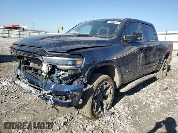 2023 Ram 1500 Limited with VIN 1C6SRFHT5PN666744, listed as a Copart auction lot 48538235 with 54,446 mi miles and Salvage title. Bid and sale history available at DreamBid. Image 1.