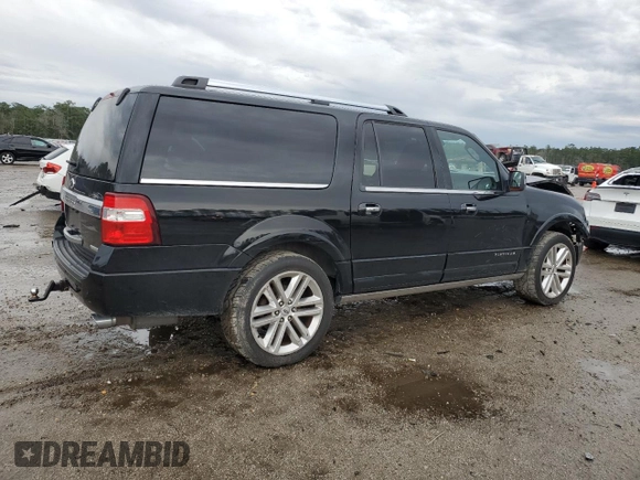 2016 Ford Expedition EL Platinum with VIN 1FMJK1MT9GEF11630, listed as a Copart auction lot 44840515 with 142,413 mi miles and Clean Title. Bid and sale history available at carsss.com. Image 3.