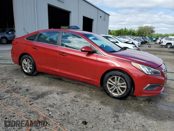 2017 Hyundai Sonata 2.4L with VIN 5NPE24AF3HH516541, listed as a Copart auction lot 52122975 with 117,206 mi miles and Salvage Title. Bid and sale history available at carsss.com. Image 4.
