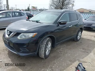 2015 Nissan Rogue SV with VIN 5N1AT2MV2FC811122, listed as a IAAI auction lot 41942521 with 186,965 mi miles. Bid and sale history available at carsss.com. Image 19.
