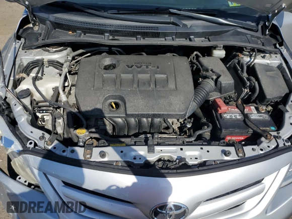 2011 Toyota Corolla L with VIN JTDBU4EEXBJ096841, listed as a Copart auction lot 53802015 with 152,510 mi miles and Salvage Title. Bid and sale history available at carsss.com. Image 12.