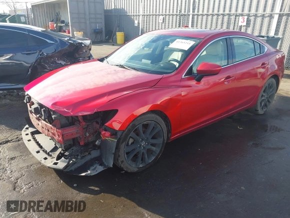 2016 Mazda 6 i Grand Touring with VIN JM1GJ1W57G1438524, listed as a IAAI auction lot 41365211 with 162,678 mi miles and . Bid and sale history available at DreamBid. Image 18.