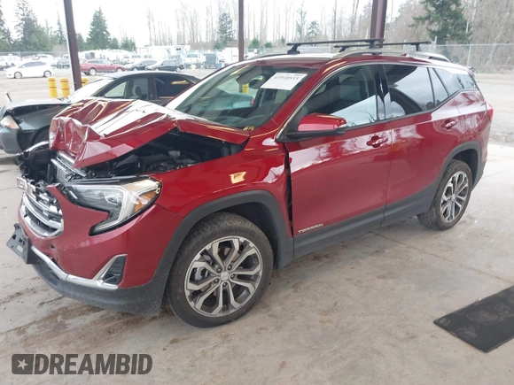 2019 GMC Terrain SLT with VIN 3GKALVEX3KL292140, listed as a IAAI auction lot 41910533 with 24,863 mi miles. Bid and sale history available at carsss.com. Image 17.