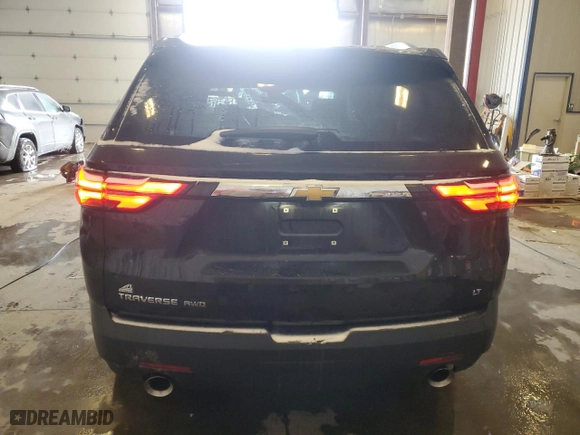 2023 Chevrolet Traverse LT Leather with VIN 1GNEVHKW8PJ192481, listed as a Copart auction lot 44210865 with 53,633 mi miles and Salvage Title. Bid and sale history available at carsss.com. Image 6.