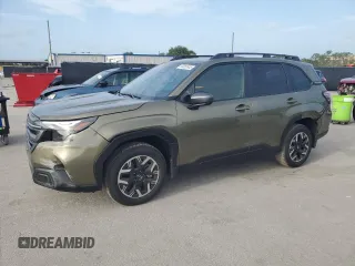 2025 Subaru Forester Premium with VIN JF2SLDDCXSH470408, listed as a Copart auction lot 60050645 with 2,605 mi miles and Salvage title. Bid and sale history available at DreamBid. Image 1.