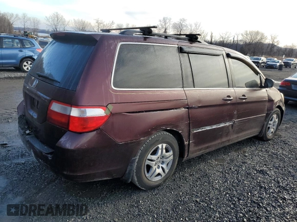 2007 Honda Odyssey EX-L with VIN 5FNRL38727B437835, listed as a Copart auction lot 50268105 with 233,713 mi miles and Clean Title. Bid and sale history available at carsss.com. Image 3.