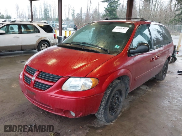 2005 Dodge Caravan SXT with VIN 2D4GP44LX5R210076, listed as a IAAI auction lot 41856927 with 291,712 mi miles and . Bid and sale history available at carsss.com. Image 17.