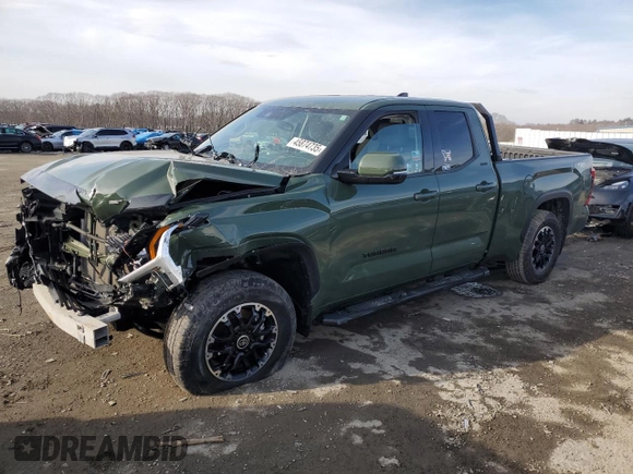2022 Toyota Tundra SR5 with VIN 5TFLA5DA9NX039002, listed as a Copart auction lot 45874735 with 34,441 mi miles and Salvage title. Bid and sale history available at DreamBid. Image 1.