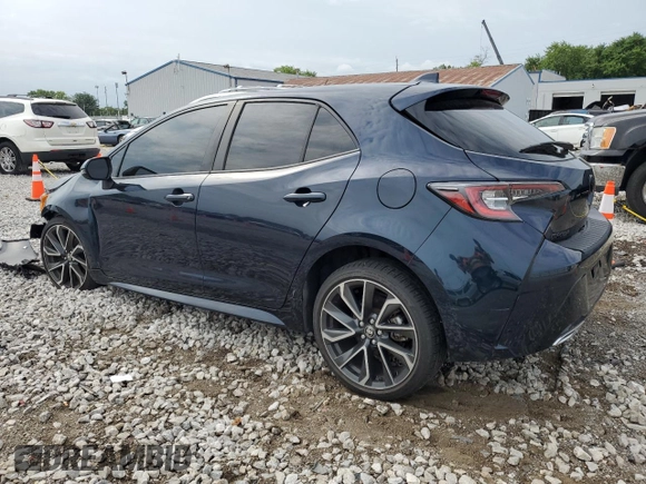 2019 Toyota Corolla Hatchback SE with VIN JTNK4RBEXK3058298, listed as a Copart auction lot 62463294 with 39,183 mi miles and Salvage Title. Bid and sale history available at carsss.com. Image 2.