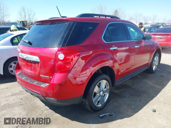 2015 Chevrolet Equinox LT with VIN 1GNALCEK7FZ138024, listed as a IAAI auction lot 42041555 with 33,815 mi miles. Bid and sale history available at carsss.com. Image 4.
