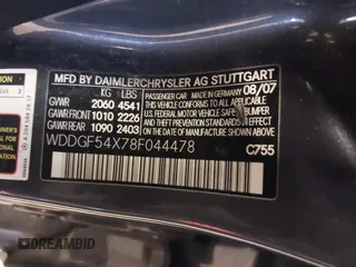 2008 Mercedes-Benz C 300 Sport with VIN WDDGF54X78F044478, listed as a IAAI auction lot 41705912 with 181,438 mi miles and . Bid and sale history available at DreamBid. Image 9.