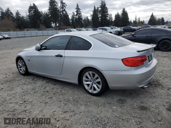 2011 BMW 3 Series 328i with VIN WBAKE3C59BE441745, listed as a Copart auction lot 49334705 with 172,072 mi miles and Salvage Title. Bid and sale history available at DreamBid. Image 2.