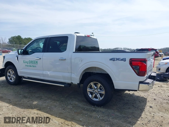 2024 Ford F-150 XLT with VIN 1FTEW3LP8RKE58028, listed as a IAAI auction lot 41805562 with 14,654 mi miles. Bid and sale history available at carsss.com. Image 14.