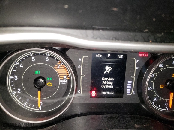 2016 Jeep Cherokee Latitude with VIN 1C4PJMCS8GW354789, listed as a Copart auction lot 49979145 with 50,270 mi miles and Clean Title. Bid and sale history available at carsss.com. Image 9.