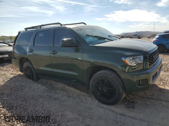 2020 Toyota Sequoia SR5 with VIN 5TDBY5G1XLS176990, listed as a Copart auction lot 46078625 with 58,688 mi miles and Salvage Title. Bid and sale history available at carsss.com. Image 4.