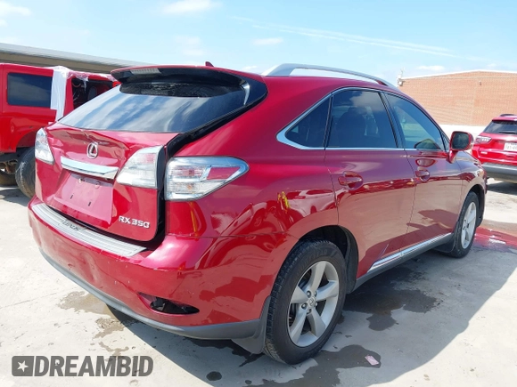 2011 Lexus RX 350 with VIN 2T2BK1BA5BC083315, listed as a IAAI auction lot 42419216 with 206,923 mi miles and . Bid and sale history available at DreamBid. Image 4.