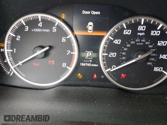 2017 Acura ILX Premium with VIN 19UDE2F73HA014839, listed as a Copart auction lot 52231665 with 184,765 mi miles and Salvage title. Bid and sale history available at DreamBid. Image 9.