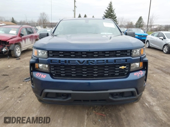2021 Chevrolet Silverado 1500 Custom with VIN 1GCPYBEK0MZ440542, listed as a IAAI auction lot 41209792 with 40,302 mi miles and . Bid and sale history available at DreamBid. Image 12.
