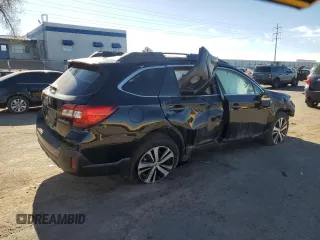 2018 Subaru Outback Limited with VIN 4S4BSAKCXJ3323225, listed as a Copart auction lot 48329005 with 106,737 mi miles and Salvage Title. Bid and sale history available at DreamBid. Image 3.