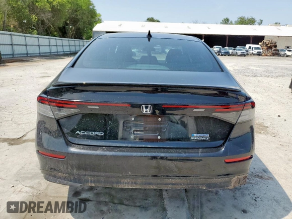 2024 Honda Accord Sport с VIN 1HGCY2F54RA025786, выставлен на аукционе Copart как лот 57881195 с пробегом 29 593 миль миль и Списание • Salvage title. История ставок и продаж доступна на DreamBid. Изображение 6.
