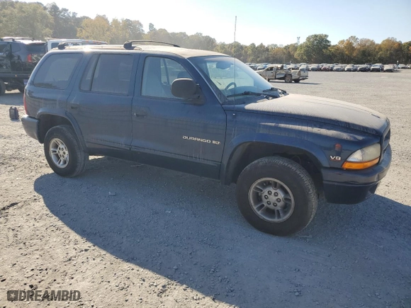2000 Dodge Durango with VIN 1B4HS28Z5YF187169, listed as a Copart auction lot 77848324 with 226,029 mi miles and Salvage Title. Bid and sale history available at carsss.com. Image 4.