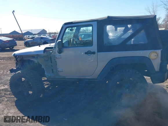 2013 Jeep Wrangler Sport with VIN 1C4AJWAG1DL595509, listed as a IAAI auction lot 41814406 with 59,263 mi miles and . Bid and sale history available at DreamBid. Image 15.