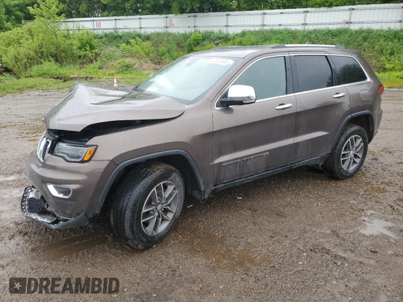 2020 Jeep Grand Cherokee Limited with VIN 1C4RJFBG1LC235141, listed as a Copart auction lot 57813165 with 46,762 mi miles and Non repairable. Bid and sale history available at DreamBid. Image 1.