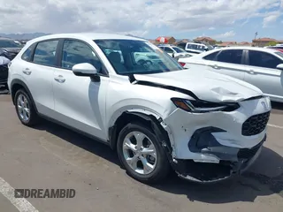 2023 Honda HR-V LX with VIN 3CZRZ1H31PM706638, listed as a IAAI auction lot 42041250 with 44,493 mi miles and . Bid and sale history available at DreamBid. Image 1.