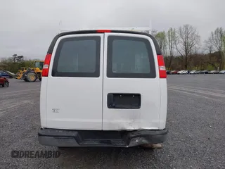2021 Chevrolet Express Cargo Van with VIN 1GCWGAF7XM1217071, listed as a IAAI auction lot 41959458 with 42,596 mi miles. Bid and sale history available at carsss.com. Image 16.