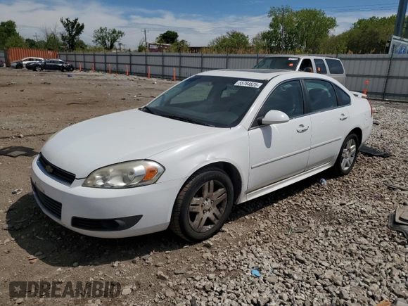 2011 Chevrolet Impala LT Fleet z VIN 2G1WG5EKXB1106498, wystawiony jako Copart lot #55764625 z przebiegiem 189 784 mil mil oraz Szkoda całkowita • Salvage title. Historia ofert i sprzedaży dostępna na DreamBid. Obrazek 1.