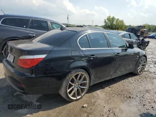 2010 BMW 5 Series 535i xDrive with VIN WBANV9C58AC138689, listed as a Copart auction lot 44629715 with 184,578 mi miles and Clean Title. Bid and sale history available at carsss.com. Image 3.