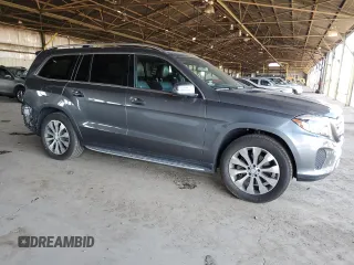 2017 Mercedes-Benz GLS 450 with VIN 4JGDF6EE8HA857966, listed as a Copart auction lot 48589635 with 82,496 mi miles and Salvage Title. Bid and sale history available at DreamBid. Image 4.