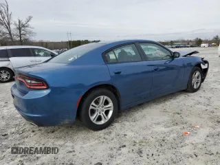 2021 Dodge Charger SXT with VIN 2C3CDXBGXMH587740, listed as a Copart auction lot 44844385 with 74,643 mi miles and Salvage Title. Bid and sale history available at carsss.com. Image 3.