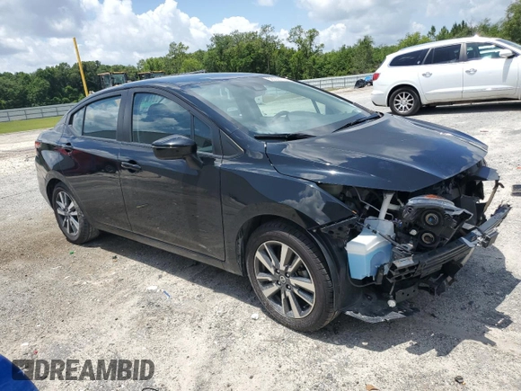 2021 Nissan Versa SV with VIN 3N1CN8EV7ML912282, listed as a Copart auction lot 58038755 with 65,525 mi miles and Salvage title. Bid and sale history available at DreamBid. Image 4.