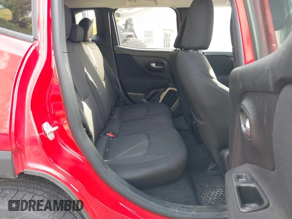 2017 Jeep Renegade Latitude with VIN ZACCJBBB7HPG27689, listed as a IAAI auction lot 42010657 with 143,202 mi miles. Bid and sale history available at carsss.com. Image 8.