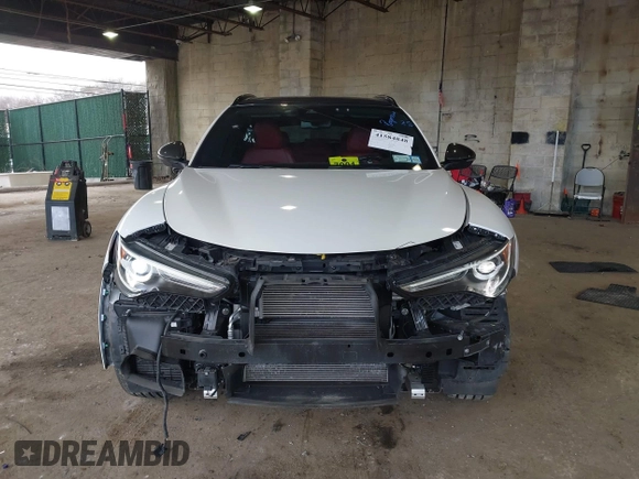 2021 Alfa Romeo Stelvio Ti z VIN ZASPAKBN3M7D13693, wystawiony jako IAAI lot #41584848 z przebiegiem 46 016 mil mil oraz . Historia ofert i sprzedaży dostępna na DreamBid. Obrazek 6.