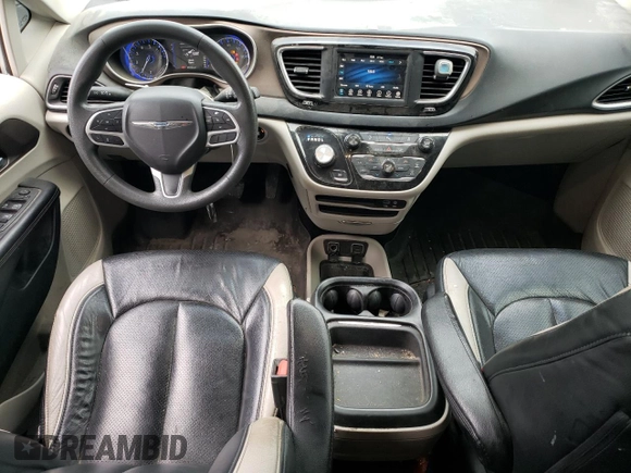 2018 Chrysler Pacifica Touring Plus with VIN 2C4RC1FGXJR126303, listed as a Copart auction lot 66100745 with 97,556 mi miles and Salvage title. Bid and sale history available at DreamBid. Image 8.