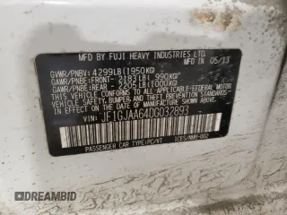 2013 Subaru Impreza с VIN JF1GJAA64DG032893, выставлен на аукционе Copart как лот 87428544 с пробегом 168 685 миль миль и Списание • Salvage title. История ставок и продаж доступна на DreamBid. Изображение 14.