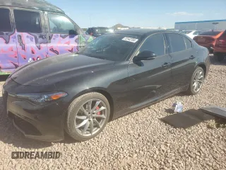 2022 Alfa Romeo Giulia with VIN ZARFAMAN1N7662764, listed as a Copart auction lot 73142704 with Not provided miles and Salvage title. Bid and sale history available at DreamBid. Image 1.