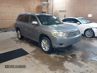 2009 Toyota Highlander Hybrid Limited with VIN JTEEW44A292032380, listed as a IAAI auction lot 41548361 with 253,079 mi miles. Bid and sale history available at carsss.com. Image 1.