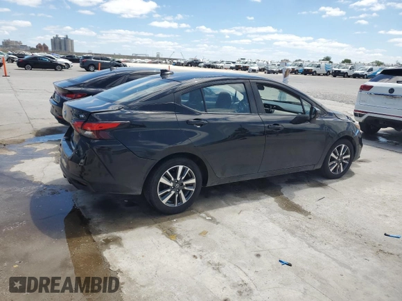 2021 Nissan Versa SV with VIN 3N1CN8EV5ML835444, listed as a Copart auction lot 52439955 with 104,773 mi miles and Salvage Title. Bid and sale history available at DreamBid. Image 3.