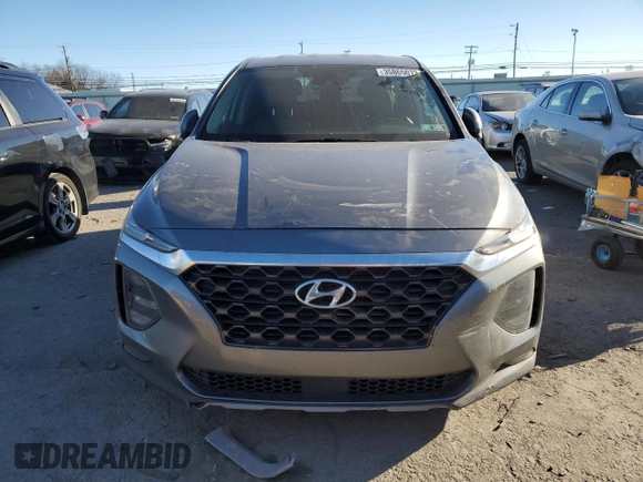 2019 Hyundai Santa Fe SEL with VIN 5NMS3CAD2KH008493, listed as a Copart auction lot 35865073 with 0 mi miles. Bid and sale history available at carsss.com. Image 5.