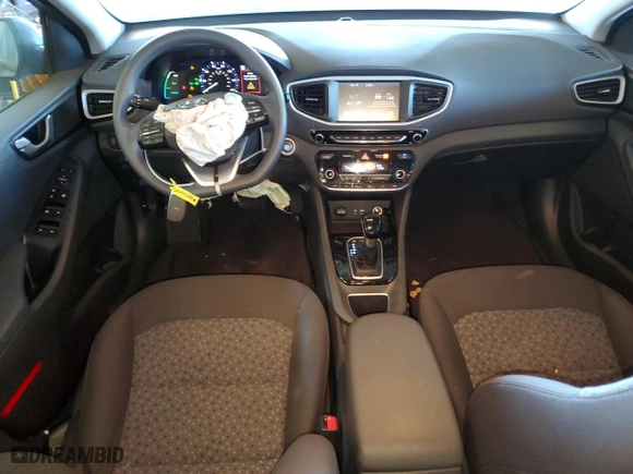 2019 Hyundai Ioniq Hybrid Blue with VIN KMHC65LC8KU139587, listed as a Copart auction lot 46836045 with 74,297 mi miles and Salvage Title. Bid and sale history available at carsss.com. Image 8.