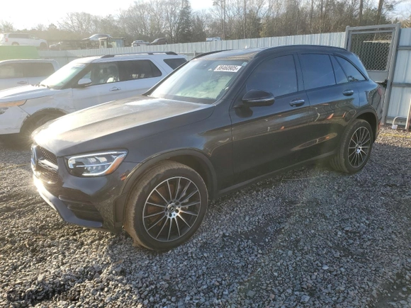 2022 Mercedes-Benz GLC with VIN W1N0G8DBXNV371756, listed as a Copart auction lot 88460905 with 16,213 mi miles and Salvage Title. Bid and sale history available at carsss.com. Image 1.