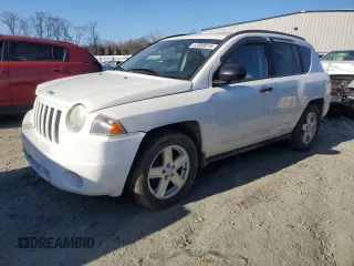 2007 Jeep Compass Sport with VIN 1J8FT47W47D180906, listed as a Copart auction lot 42058015 with 216,567 mi miles and Salvage Title. Bid and sale history available at carsss.com. Image 1.